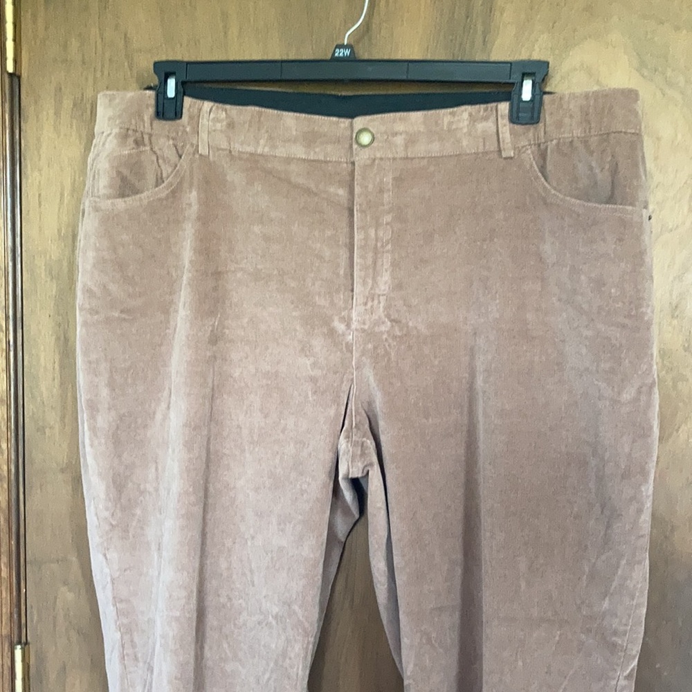 Skye’s the limit mushroom brown pant w stretch & elastic waist 24W - Picture 5 of 16